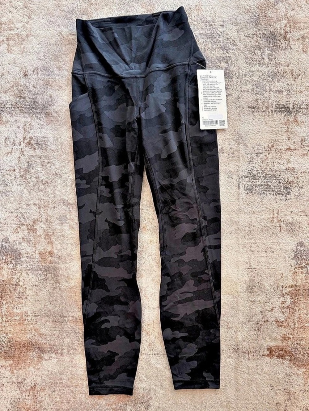 Lululemon Align HR Pant 25" Camo Leggings |Size 4 | NWT